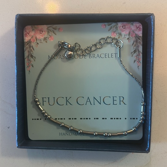 New Sam&Lori FU*K Cancer Morris code bracelet - Picture 2 of 2